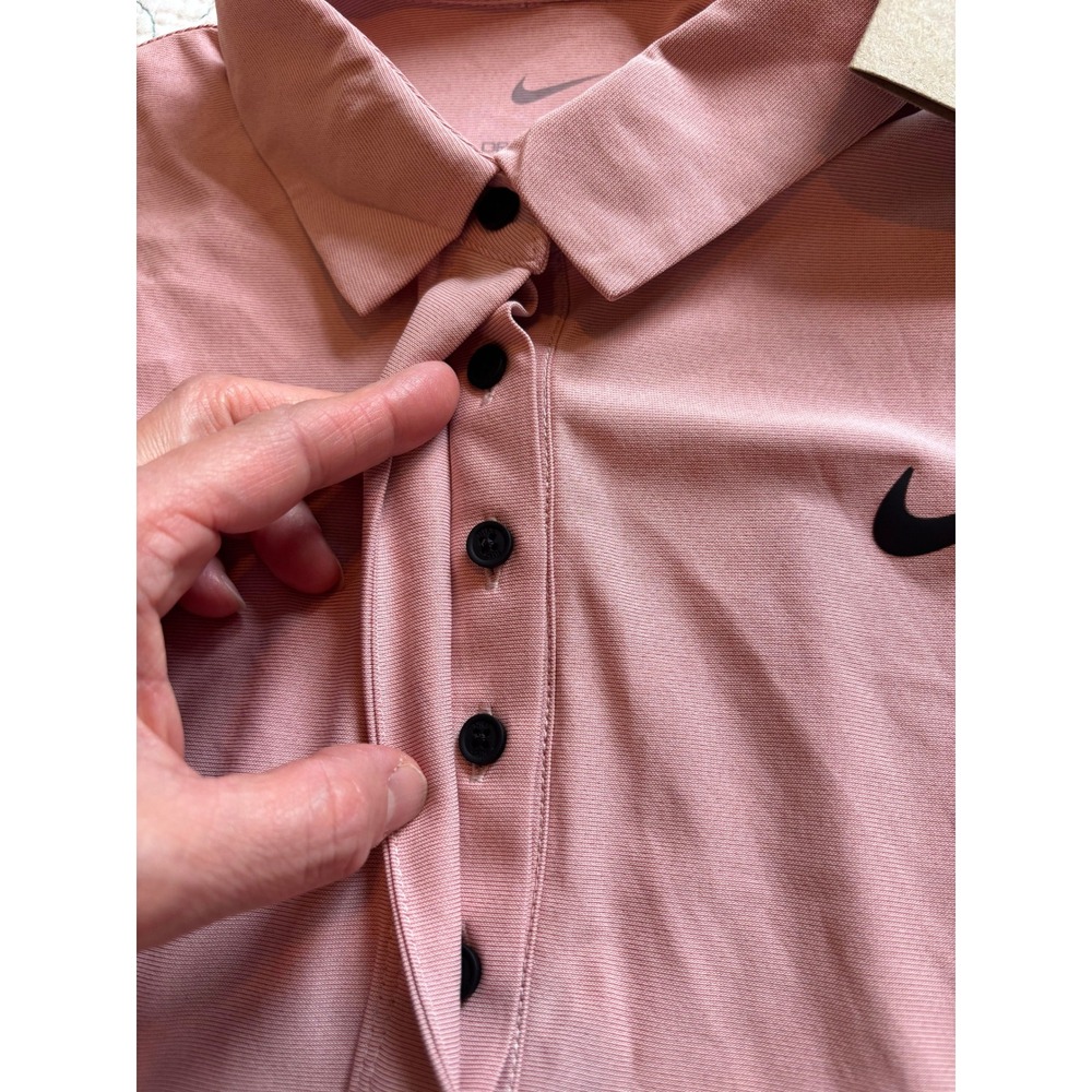 Nike Dri-FIT ADV Womens Sleeveless Golf Polo Rose Pink Size XL - Picture 3 of 7
